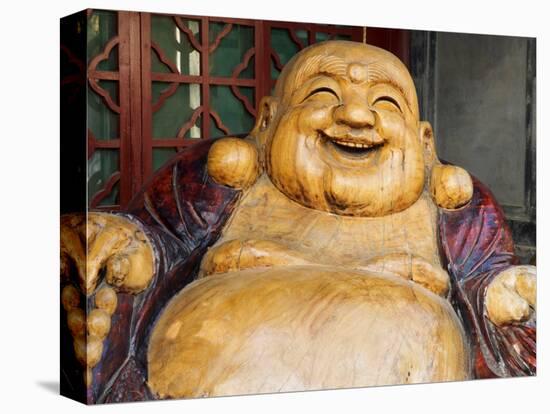 Laughing Buddha, Tanzhe Temple, Beijing, China, Asia-Jochen Schlenker-Premier Image Canvas