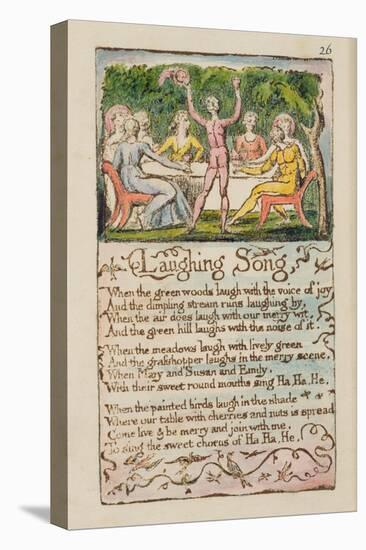 Laughing Song', Plate 26 from 'Songs of Innocence and of Experience' [Bentley 15] C.1789-94-William Blake-Premier Image Canvas