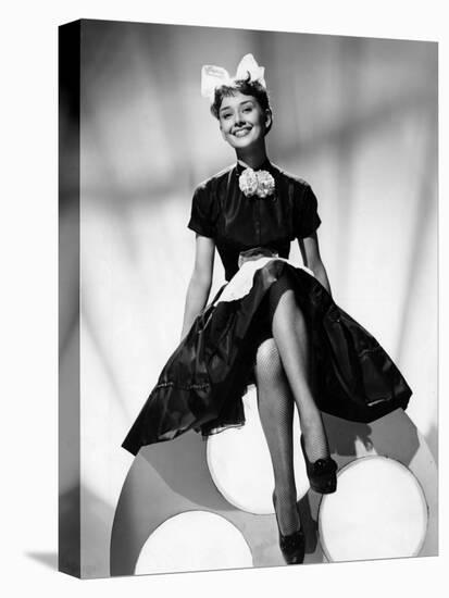 Laughter in Paradise, Audrey Hepburn, 1951-null-Stretched Canvas