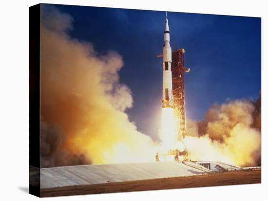 Launch of Apollo 11 Spacecraft En Route To Moon-null-Premier Image Canvas