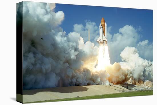 Launch of Space Shuttle Challenger from Kennedy Space Center, Florida, USA, 1985-null-Premier Image Canvas