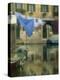 Laundry Hung over Canal to Dry, the Ghetto, Venice, Veneto, Italy, Europe-Lee Frost-Premier Image Canvas