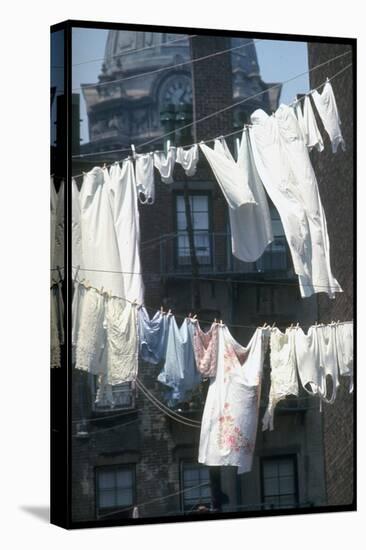 Laundry on Line in Slum Area in New York City-Vernon Merritt III-Premier Image Canvas