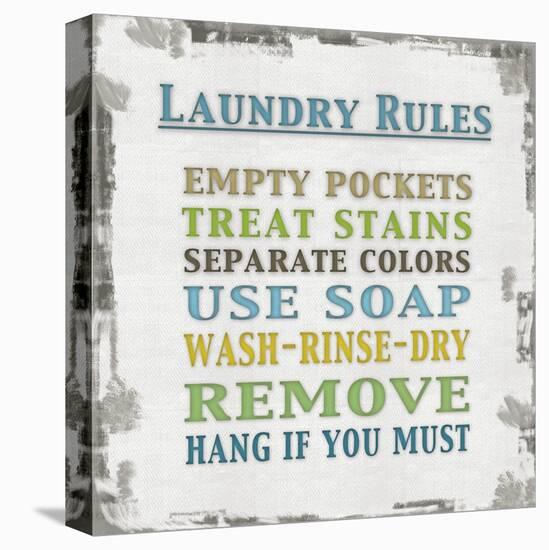 Laundry Rules-Lauren Gibbons-Stretched Canvas