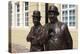 Laurel and Hardy Statue, Coronation Hall, Ulverston, Cumbria, 2009-Peter Thompson-Premier Image Canvas