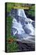 Laurel Falls - Great Smoky Mountains National Park, TN-Lantern Press-Stretched Canvas