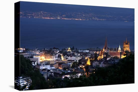 Lausanne, Geneva Lake, Switzerland-vladacanon-Premier Image Canvas