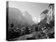 Lauterbrunnen and Staubbach Falls, Jungfrau Region, Swiss Alps, Switzerland, Europe-Roy Rainford-Premier Image Canvas