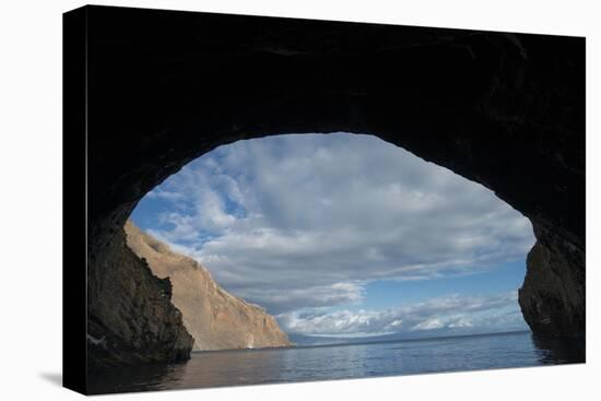 Lava Cave Punta Vicente Roca, Galapagos Islands, Ecuador-Pete Oxford-Premier Image Canvas