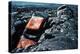Lava Flow Carrying Automobiles-null-Premier Image Canvas
