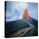 Lava fountain in Pu'u O'o Vent on Kilauea Volcano-Douglas Peebles-Premier Image Canvas