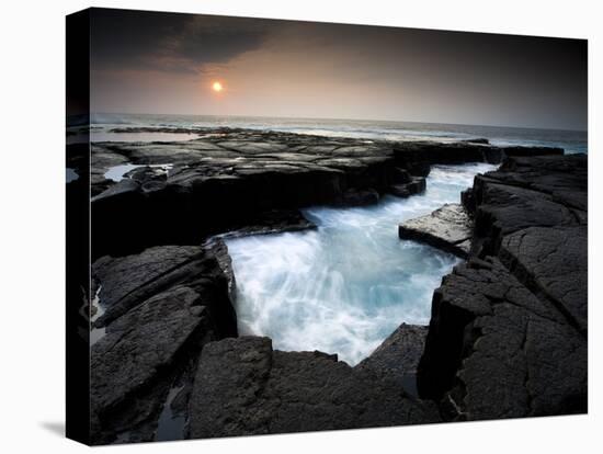 Lava Patterns in Hawaii-Ian Shive-Premier Image Canvas