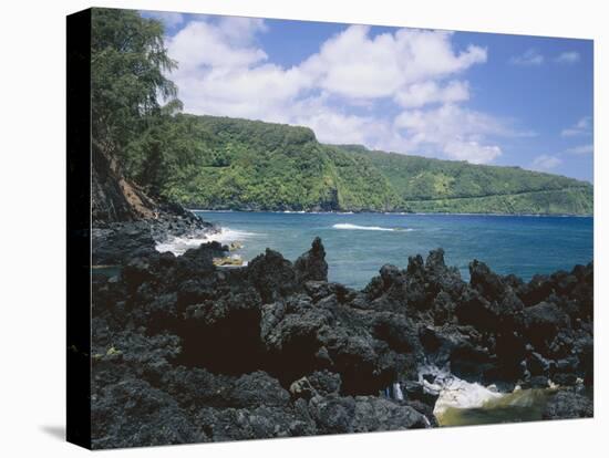 Lava Rock Along Keanae Peninsula-James Randklev-Premier Image Canvas