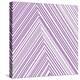 Lavendar Chevrons-null-Stretched Canvas