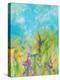 Lavender Blooms-Jan Weiss-Stretched Canvas