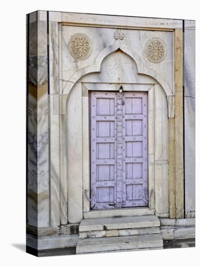 Lavender colored door, Taj Mahal, Agra, India-Adam Jones-Premier Image Canvas