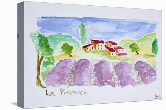 Lavender fields, Abbaye de Senanque, Provence, France-Richard Lawrence-Premier Image Canvas