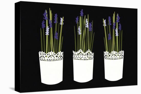 Lavender pots, 2014-Isobel Barber-Premier Image Canvas