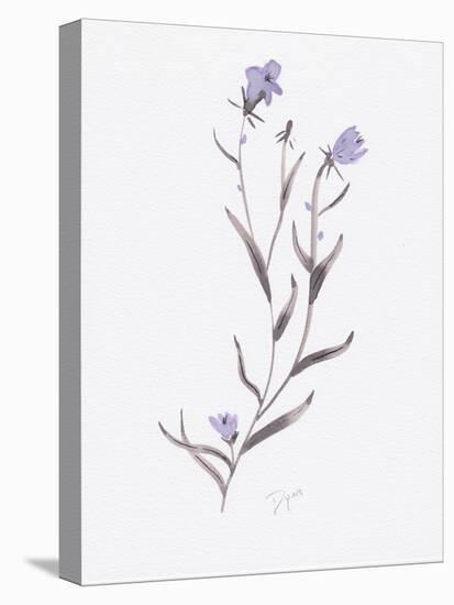 Lavender Wildflowers IV-Beverly Dyer-Stretched Canvas