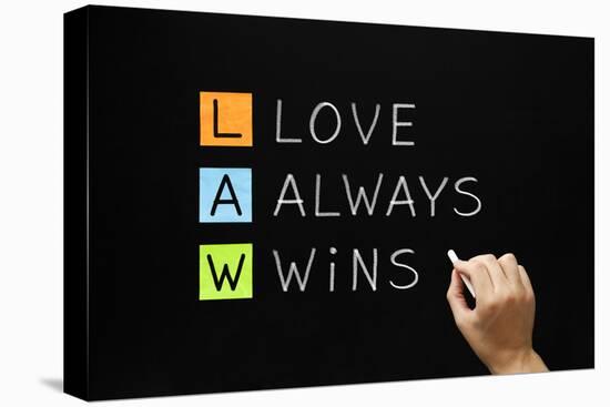 Law - Love Always Wins-Ivelin Radkov-Premier Image Canvas