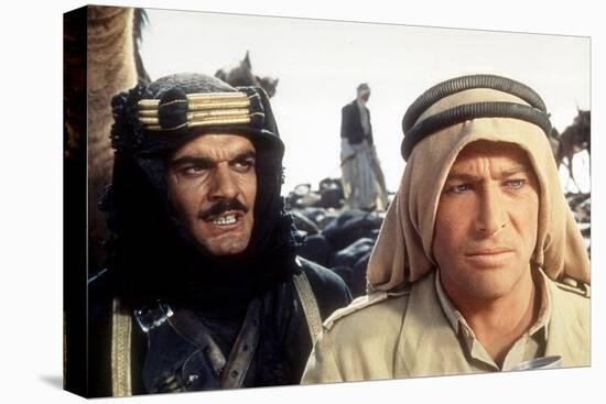 Lawrence d'Arabie LAWRENCE OF ARABIA by David Lean with Peter O'Toole, Omar Sharif, 1962 kaffiyeh k-null-Stretched Canvas