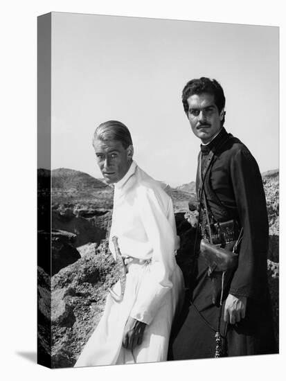 Lawrence of Arabia, Peter O'Toole, Omar Sharif, 1962-null-Stretched Canvas