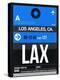 LAX Los Angeles Luggage Tag 3-NaxArt-Stretched Canvas