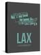 Lax Los Angeles Poster 2-NaxArt-Stretched Canvas