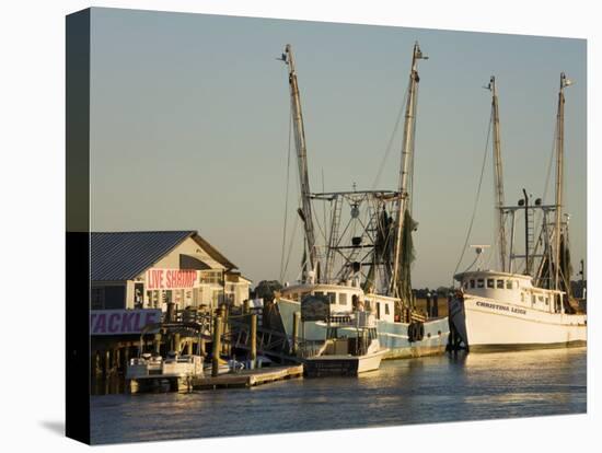 Lazaretto Creek Fishing Port, Tybee Island, Savannah, Georgia-Richard Cummins-Premier Image Canvas