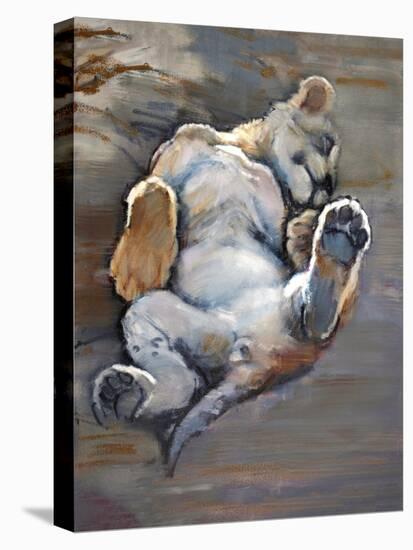 Lazy Cub, 2021, (Oil on Canvas)-Mark Adlington-Premier Image Canvas