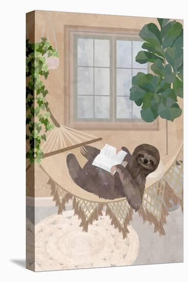 Lazy sloth in hammock-Sarah Manovski-Premier Image Canvas