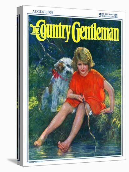 "Lazy Summer Day," Country Gentleman Cover, August 1, 1926-Joseph Simont-Premier Image Canvas