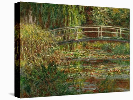 Le bassin au nympheas; harmonie rose (The water lily pond; pink harmony) Oil on canvas, 1900.-Claude Monet-Premier Image Canvas