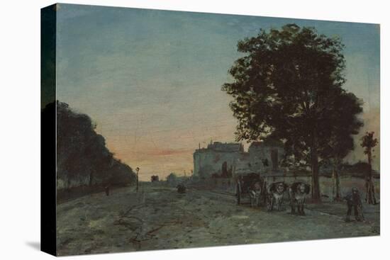 Le Boulevard Jourdan, Paris, 1865 (Oil on Canvas)-Johan-Barthold Jongkind-Premier Image Canvas