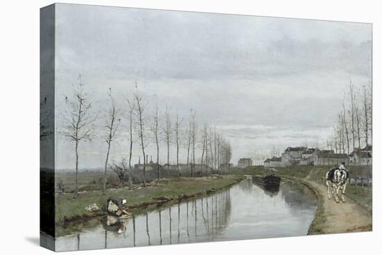 Le canal-Hippolyte Margottet-Premier Image Canvas