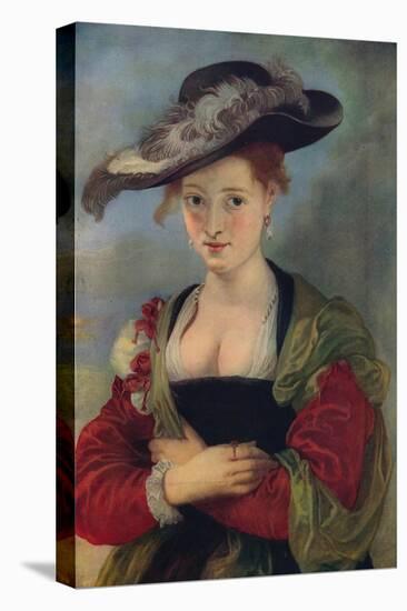 'Le Chapeau De Paille', c1622-1625, (c1915)-Peter Paul Rubens-Premier Image Canvas