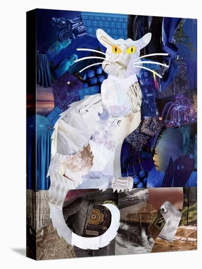 Le Chat Blanc-Artpoptart-Premier Image Canvas
