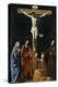 Le Christ en croix, la Vierge, la Madeleine, saint Jean et saint Vincent de Paul-Nicolas Tournier-Premier Image Canvas
