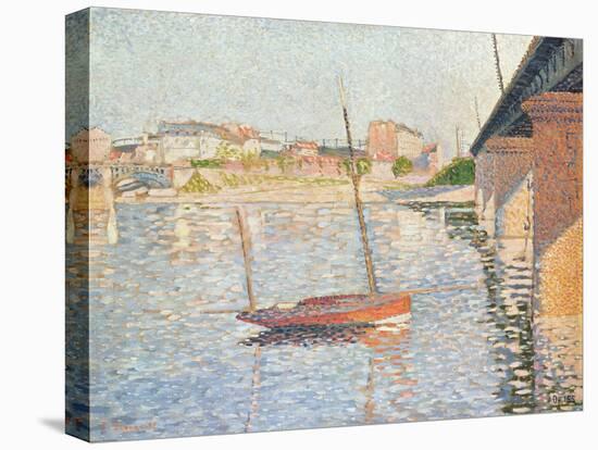 Le Clipper, Asnieres, 1887-Paul Signac-Premier Image Canvas