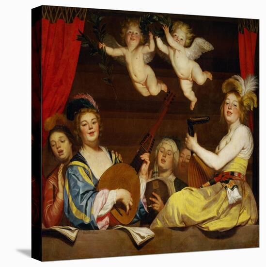 Le Concert, 1624-Gerrit van Honthorst-Premier Image Canvas