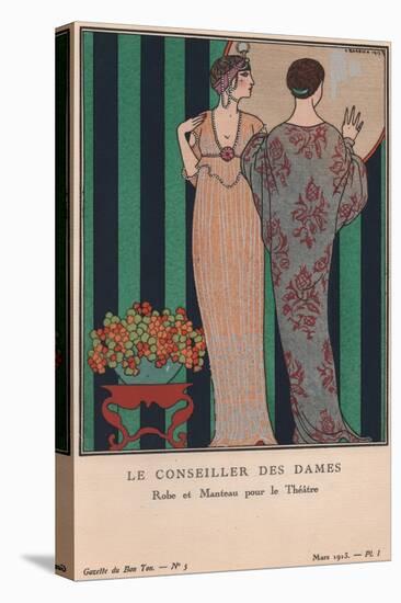 Le Conseiller Des Dames, March 1913 (Pochoir Print)-Georges Barbier-Premier Image Canvas