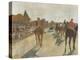Le Défilé, dit aussi Chevaux de course devant les tribunes-Edgar Degas-Premier Image Canvas