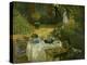 Le Dejeuner (Luncheon in the Artist's Garden at Giverny), circa 1873-74-Claude Monet-Premier Image Canvas