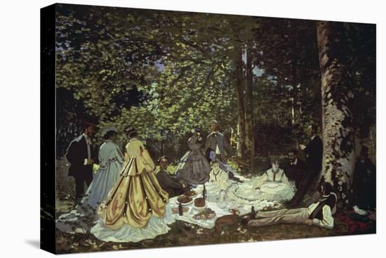 Le Dejeuner Sur L'Herbe, 1866-Claude Monet-Premier Image Canvas