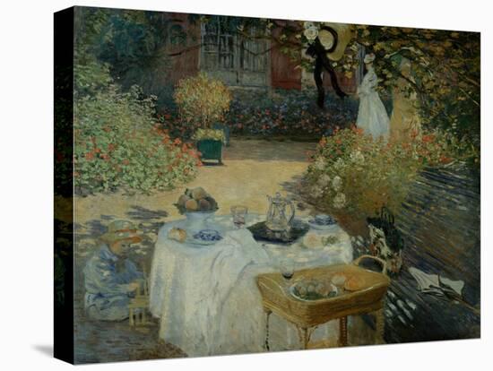 Le Dejeuner (The Luncheon)-Claude Monet-Premier Image Canvas