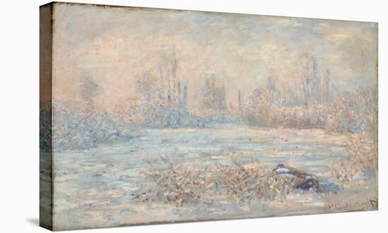 Le Givre, 1880-Claude Monet-Stretched Canvas