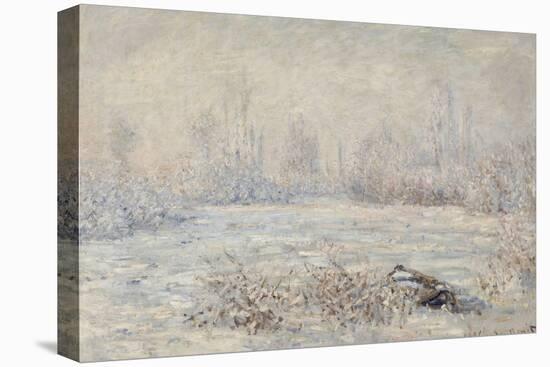 Le givre, pr?de V?euil-Claude Monet-Premier Image Canvas