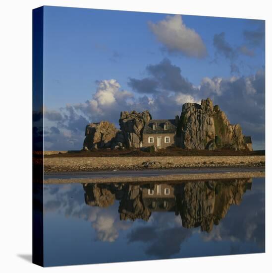 Le Gouffet, Brittany, France. - House Between the Rocks-Joe Cornish-Premier Image Canvas