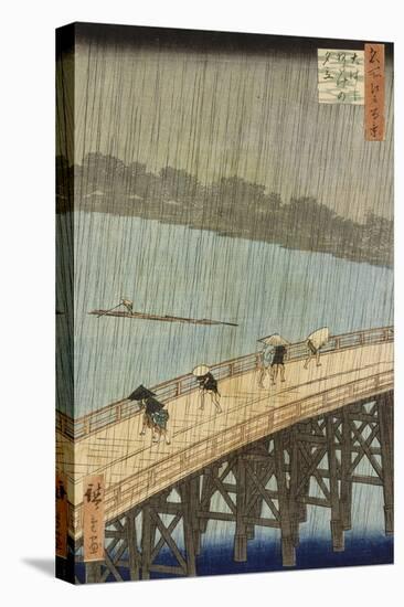 Le grand pont : averse soudaine à Ataké-Ando Hiroshige-Premier Image Canvas