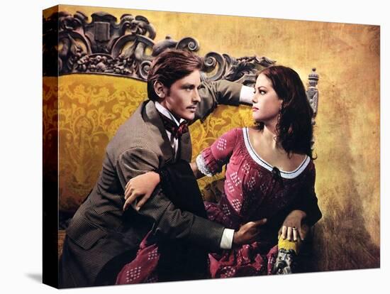 Le Guepard The Leopard by Luchino Visconti with Alain Delon and Claudia Cardinale, 1963 (Palmed'or,-null-Stretched Canvas